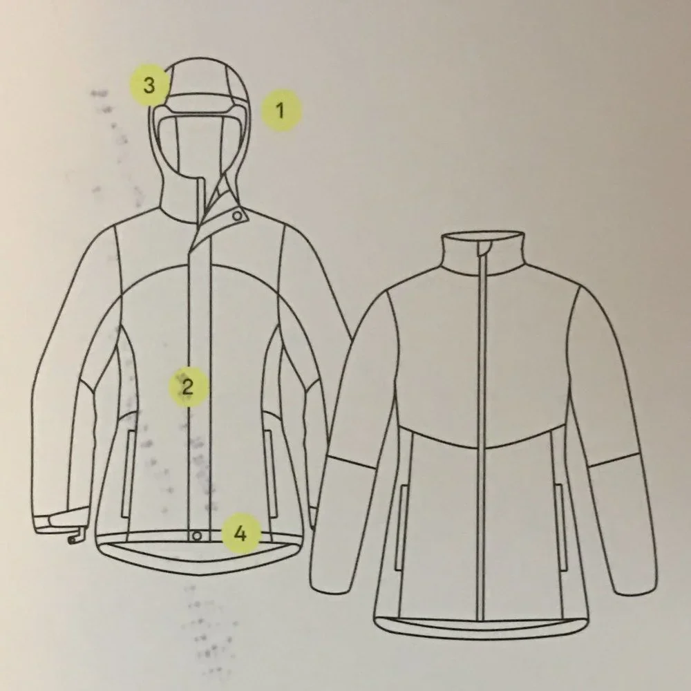 ALL IN MOTION "3 in 1" Boys Jacket  🧥 NEW WITH TAGS!   S(6/7) - Picture 7 of 11